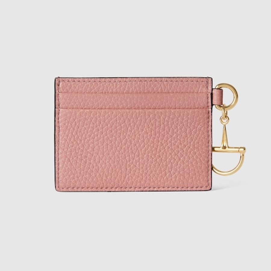 グッチ GUCCI レディース ハーフ ホースビット カードケース【ダスティピンク レザー 】【送料無料】【正規品】の画像