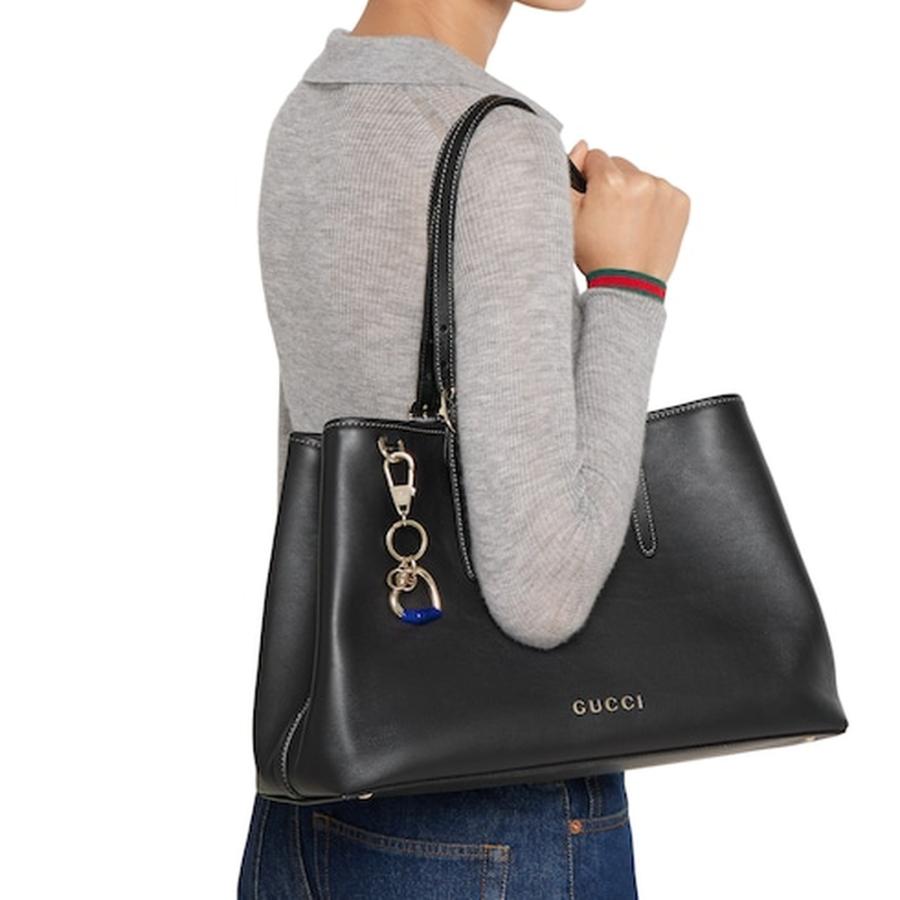 グッチ GUCCI レディース ハートシェイプ キーチェーン【ライトブルー ラッカーフィニッシュ 】【送料無料】【正規品】の画像