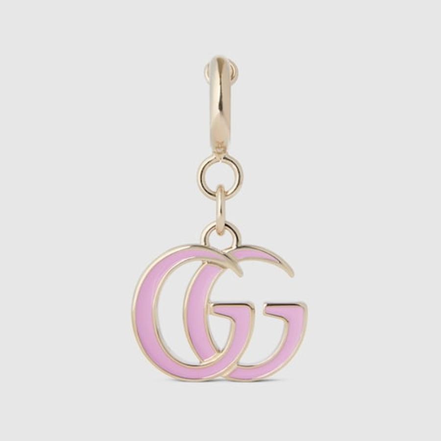 GUCCI（グッチ） レディース ダブルG バッグ チャーム【ピンク