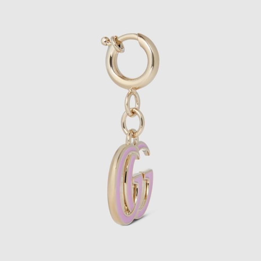 GUCCI（グッチ） レディース ダブルG バッグ チャーム【ピンク