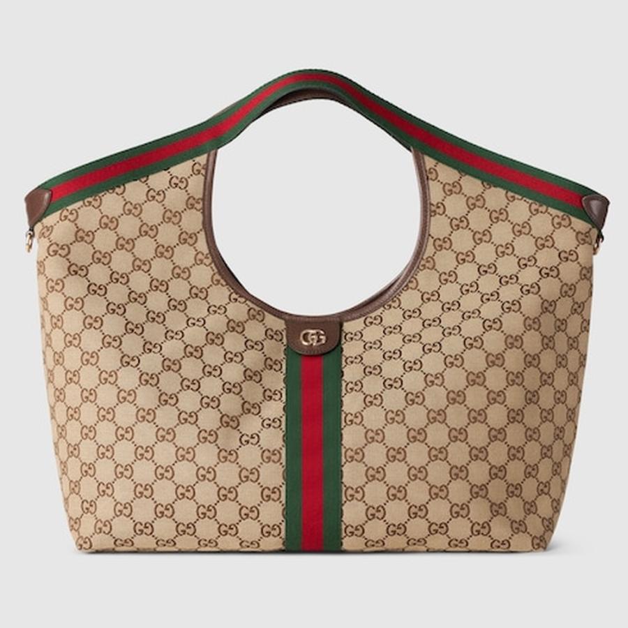 GUCCI（グッチ） レディース ジリオ ラージ トートバッグ【ベージュ