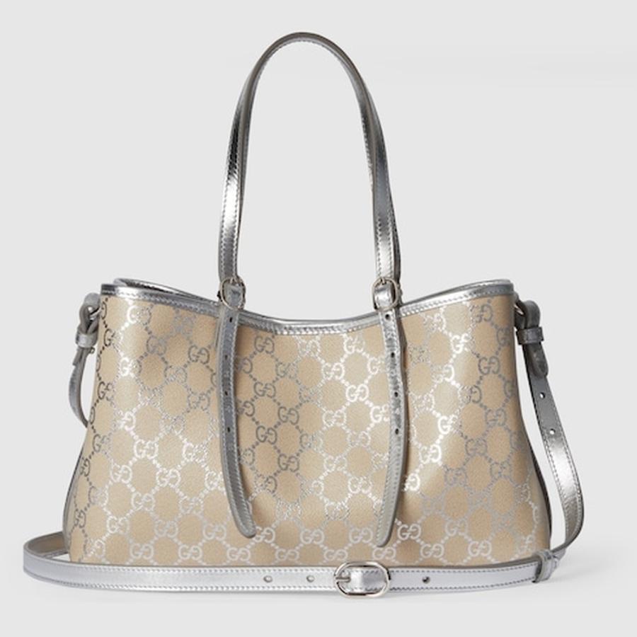 GUCCI（グッチ） レディース GGエンブレム ミディアム トートバッグ