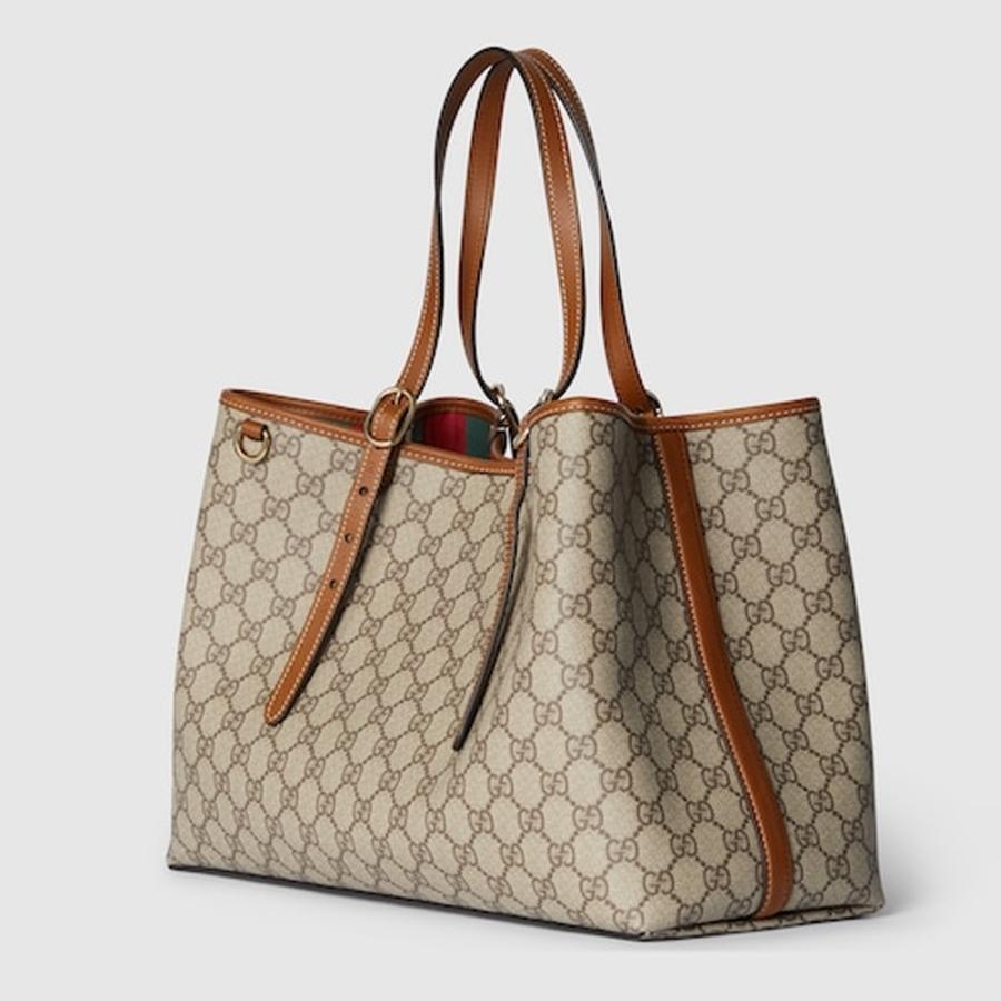 GUCCI（グッチ） レディース GGエンブレム ラージ トートバッグ 