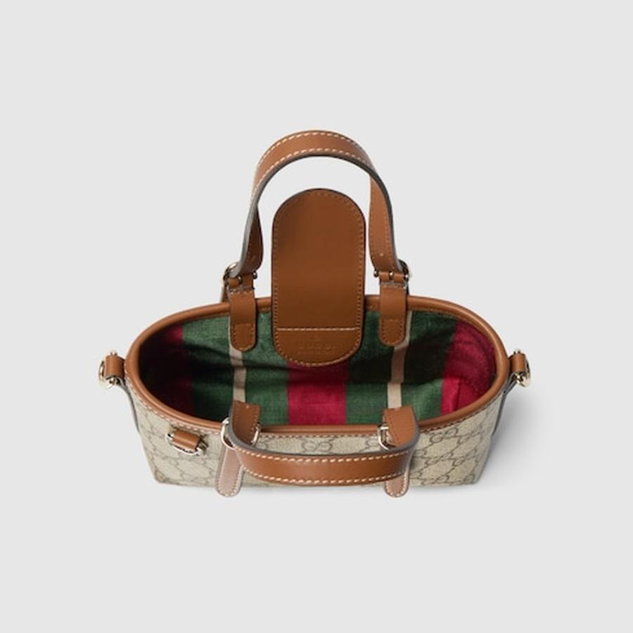 GUCCI（グッチ） レディース GGエンブレム ミニバッグ【ベージュ 