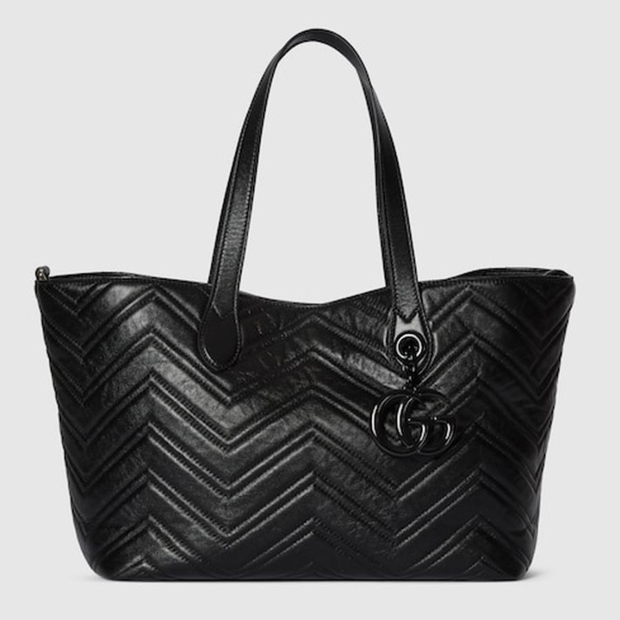 GUCCI（グッチ） レディース GGマーモント ミディアム トートバッグ