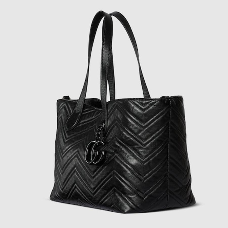 GUCCI（グッチ） レディース GGマーモント ミディアム トートバッグ