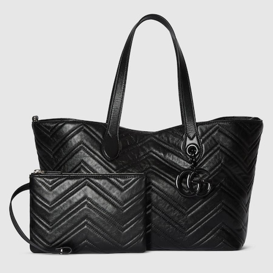 GUCCI（グッチ） レディース GGマーモント ミディアム トートバッグ