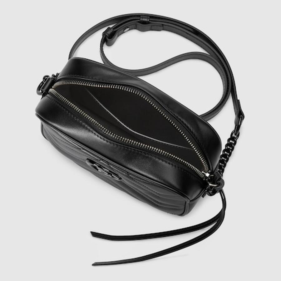 GUCCI（グッチ） レディース GGマーモント ミニ カメラバッグ【送料