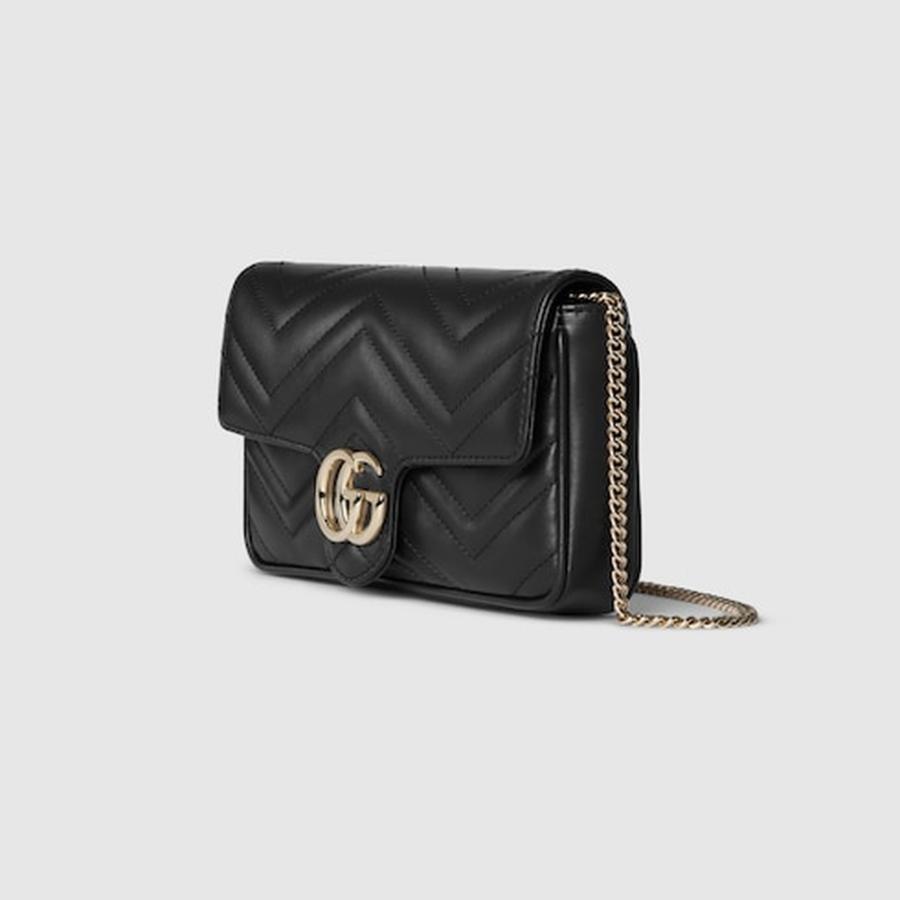 GUCCI（グッチ） レディース GGマーモント スモール ショルダーバッグ 