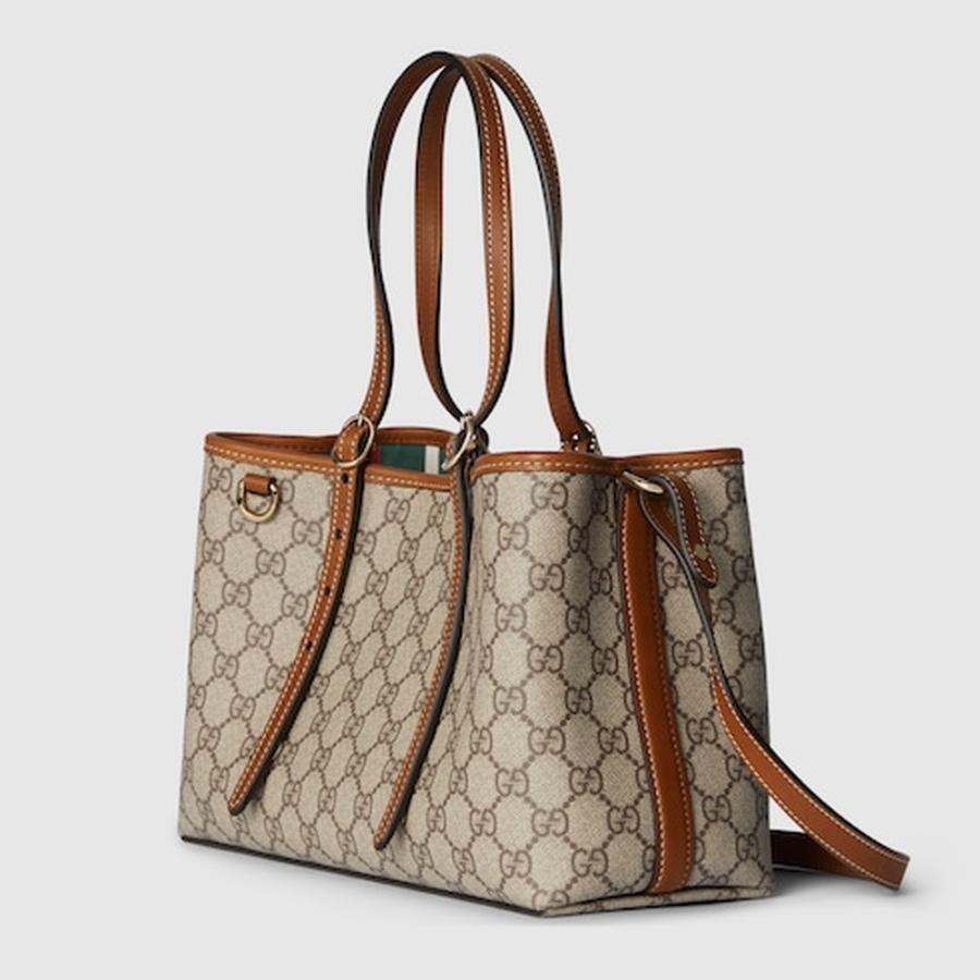 GUCCI（グッチ） レディース GGエンブレム ミディアム トートバッグ