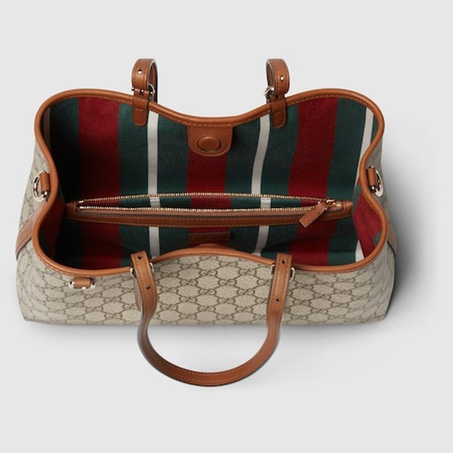 GUCCI（グッチ） レディース GGエンブレム ミディアム トートバッグ 