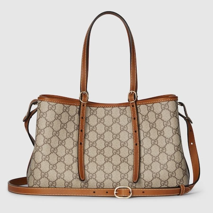 GUCCI（グッチ） レディース GGエンブレム ミディアム トートバッグ
