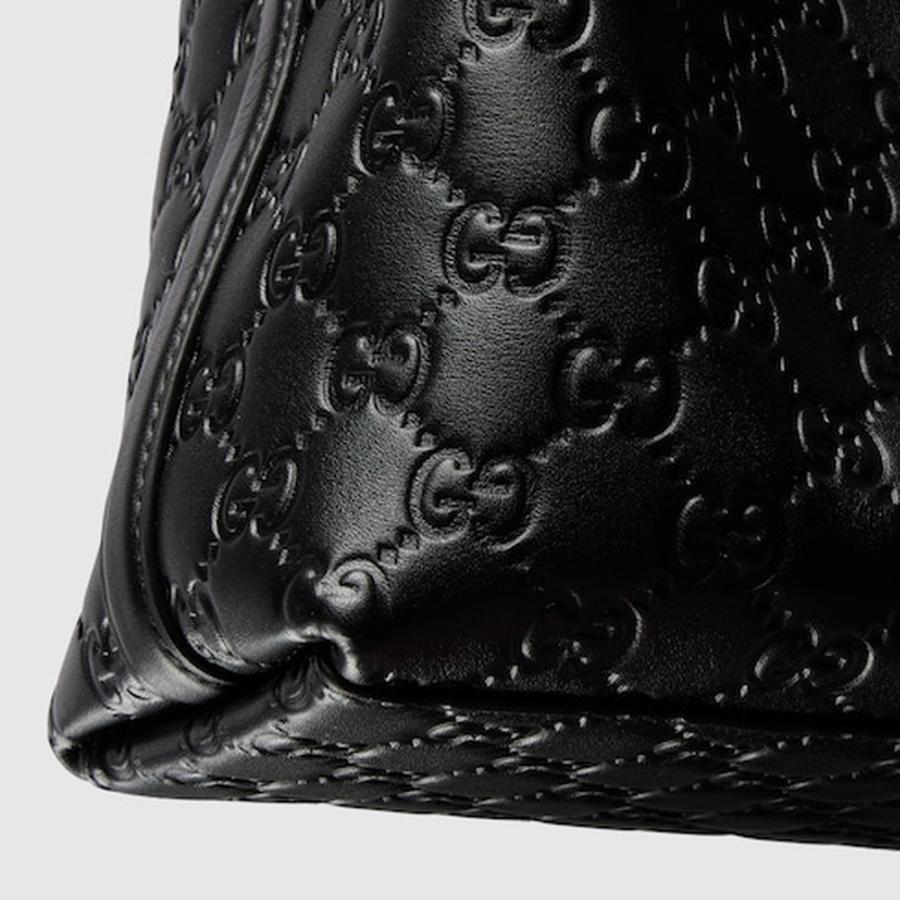 GUCCI（グッチ） レディース GGエンブレム スモール バケットバッグ