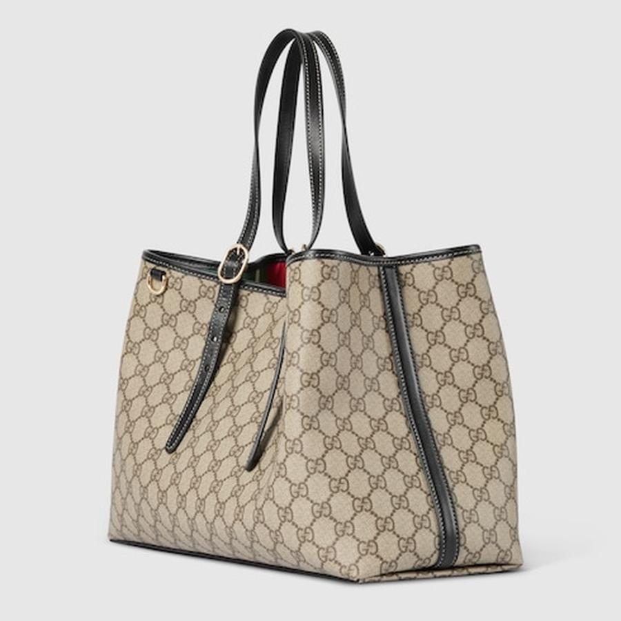GUCCI（グッチ） レディース GGエンブレム ラージ トートバッグ