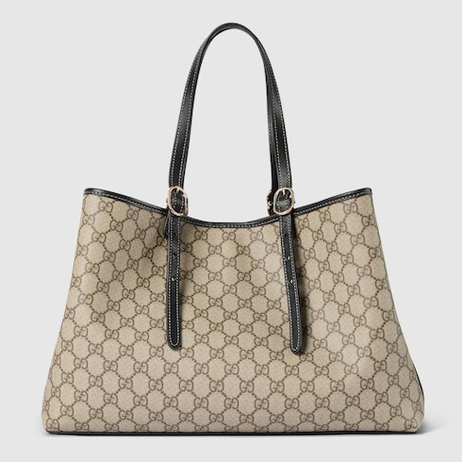 Gucci GGパターン トートバッグ GGパターン スモール ペットトートバッグ ・ベージュ＆ダークブラウン