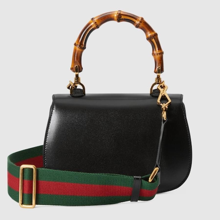 グッチ GUCCI レディース バンブー 1947 スモールバッグ【ブラック レザー 】【送料無料】【正規品】の画像
