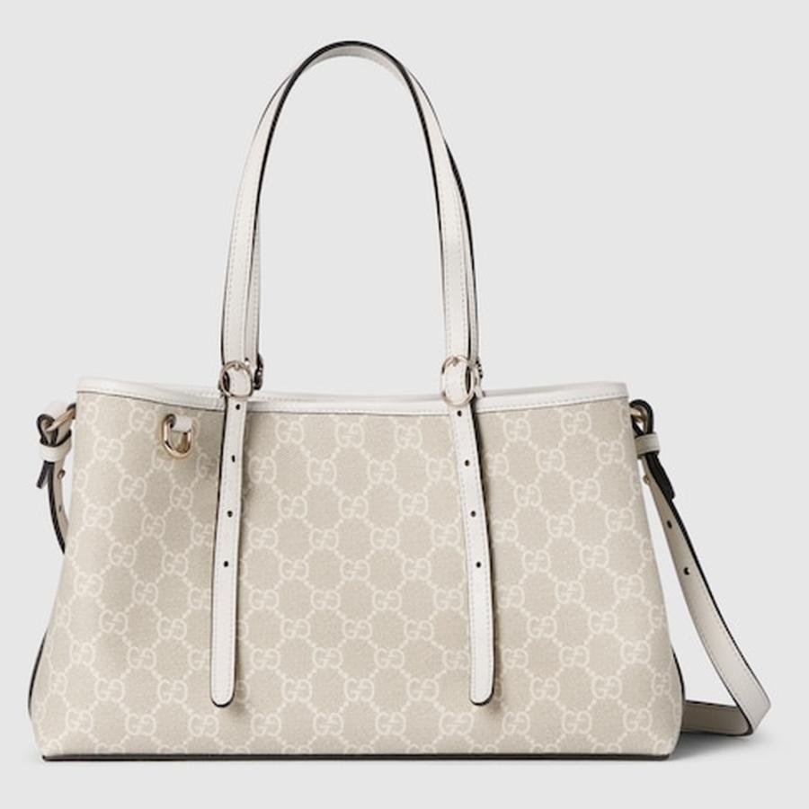GUCCI（グッチ） レディース GGエンブレム ミディアム トートバッグ