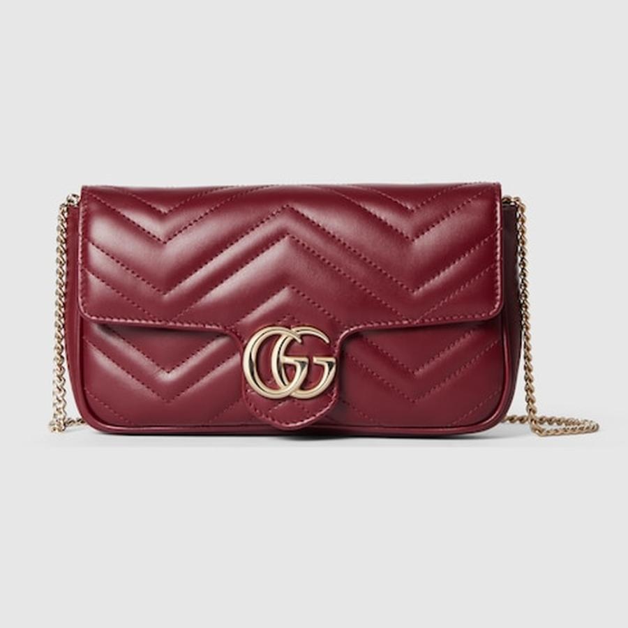 GUCCI（グッチ） レディース GGマーモント スモール ショルダーバッグ