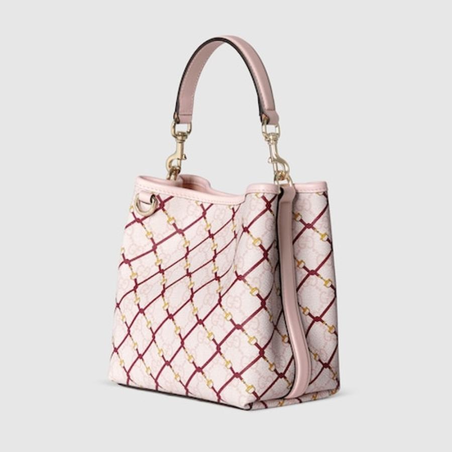 GUCCI（グッチ） レディース GGエンブレム スモール バケットバッグ