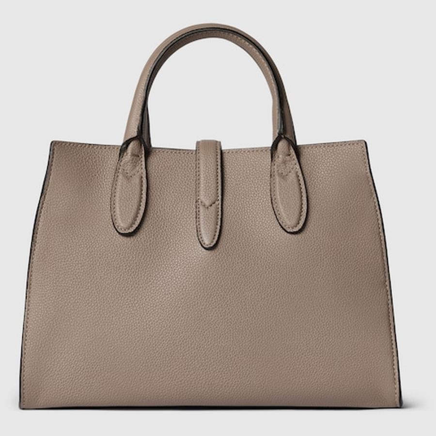 グッチ GUCCI レディース フック クロージャー付き ミディアム トートバッグ【トープ レザー 】【送料無料】【正規品】の画像