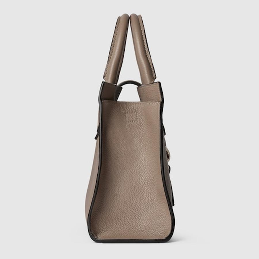グッチ GUCCI レディース フック クロージャー付き ミディアム トートバッグ【トープ レザー 】【送料無料】【正規品】の画像