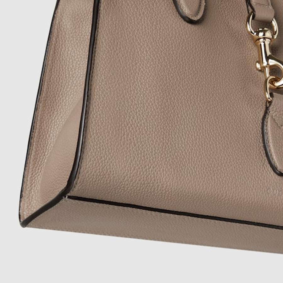 グッチ GUCCI レディース フック クロージャー付き ミディアム トートバッグ【トープ レザー 】【送料無料】【正規品】の画像