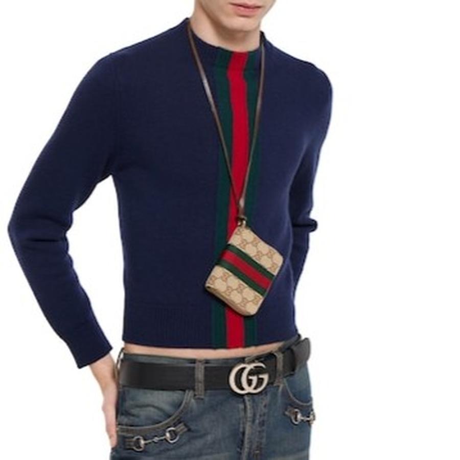 グッチ GUCCI メンズ ストラップ付き GG カードケース【  - 】【送料無料】【正規品】の画像
