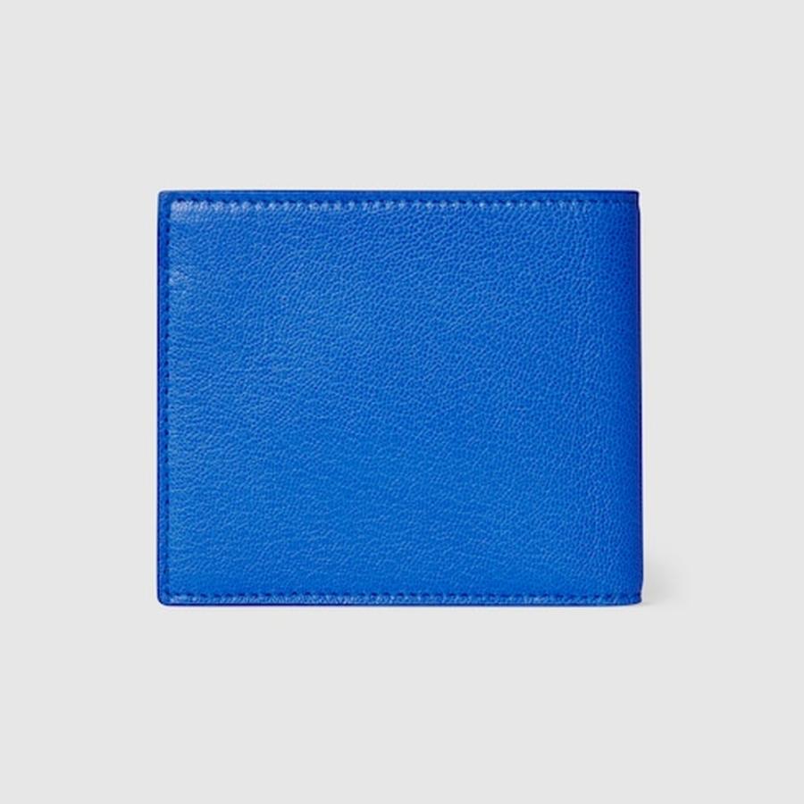 グッチ GUCCI メンズ リラ コインウォレット 財布【ブライトブルー レザー 】【送料無料】【正規品】の画像