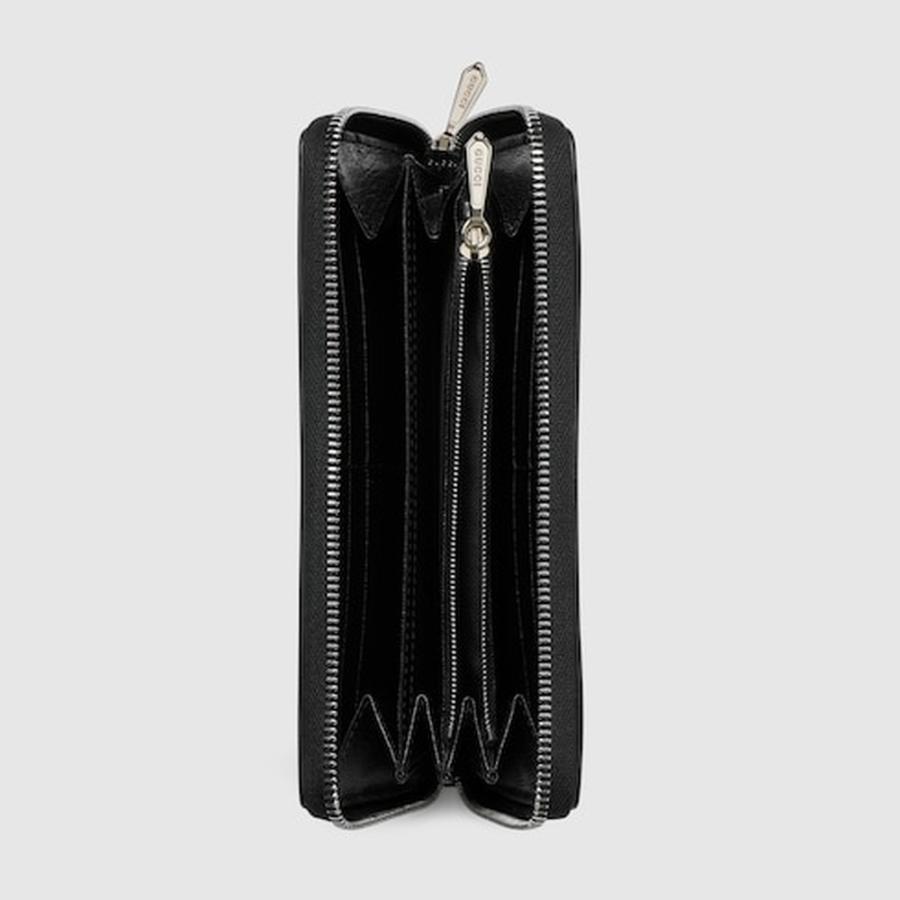 グッチ GUCCI メンズ リラ ジップアラウンドウォレット 財布【ブラック レザー 】【送料無料】【正規品】の画像