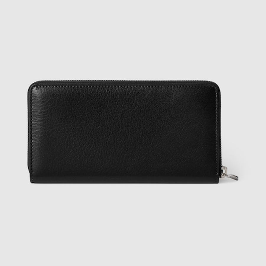 グッチ GUCCI メンズ リラ ジップアラウンドウォレット 財布【ブラック レザー 】【送料無料】【正規品】の画像