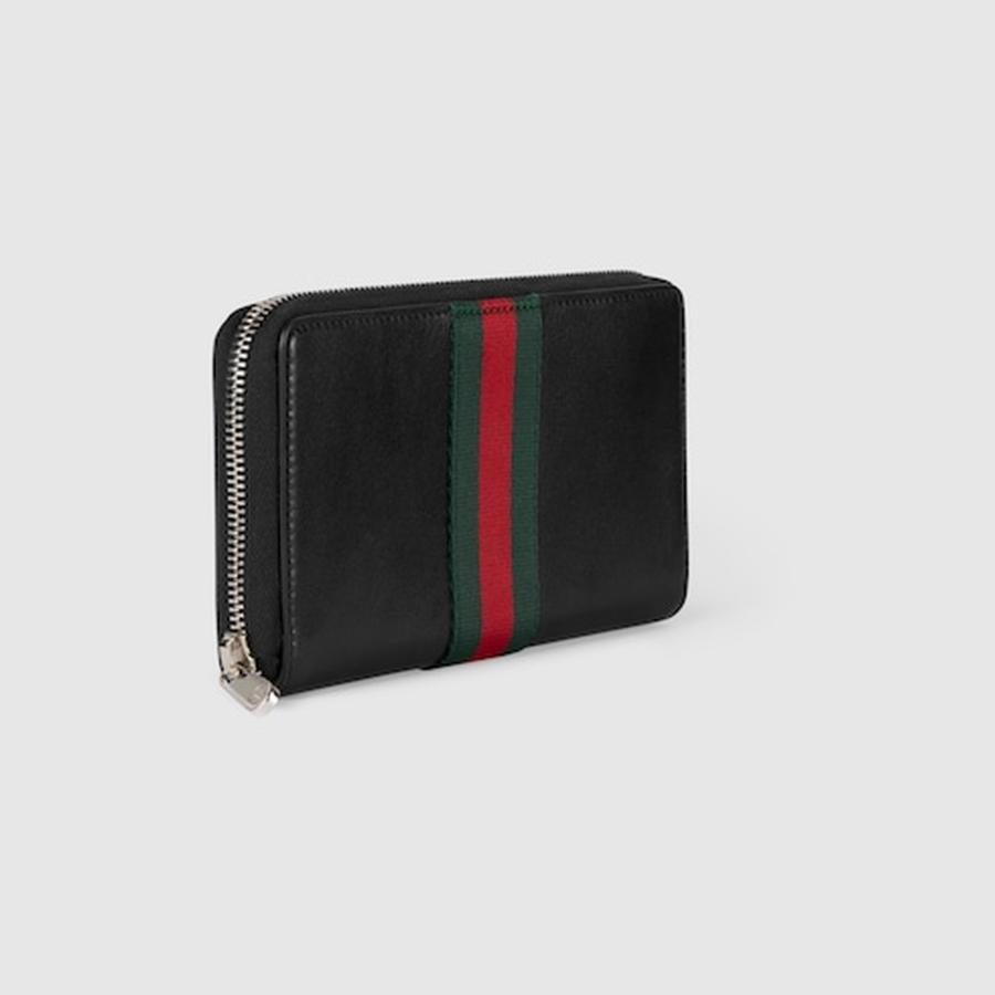 グッチ GUCCI メンズ ウェブ ストライプ トレードマーク ジップアラウンドウォレット 財布【  - 】【送料無料】【正規品】の画像