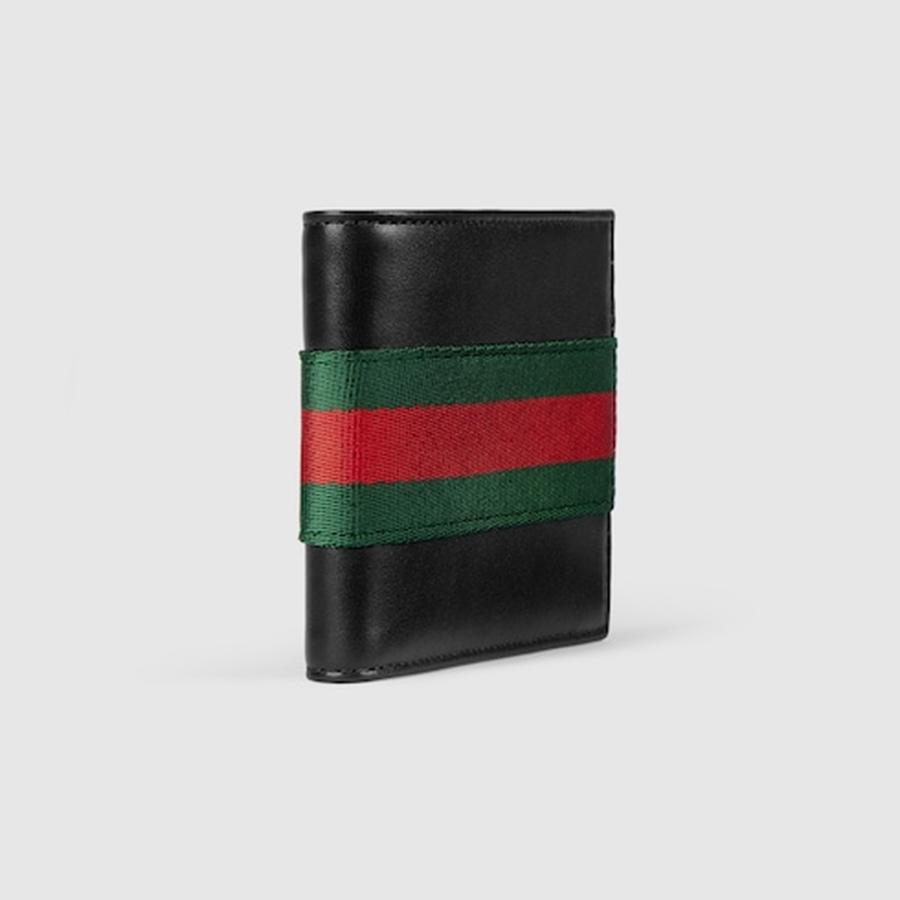 グッチ GUCCI メンズ ウェブ ストライプ トレードマーク コインウォレット 財布【  - 】【送料無料】【正規品】の画像