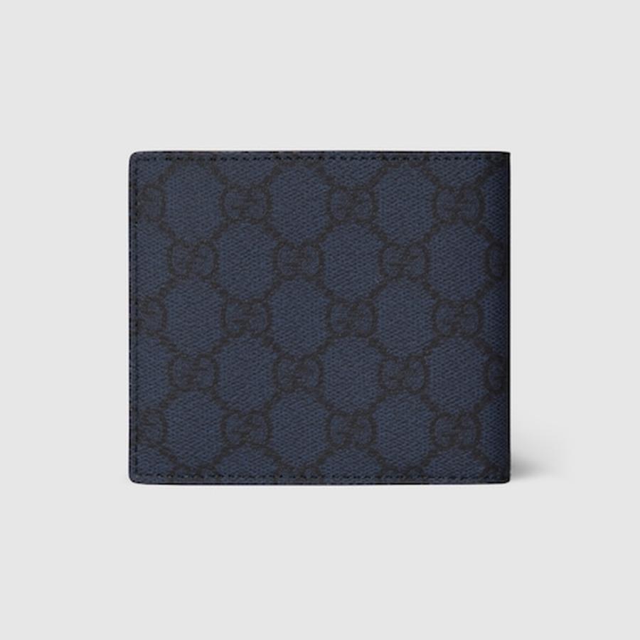 グッチ GUCCI メンズ GG コインウォレット 財布 グリーン インテリア【ダークブルー GGスプリーム 】【送料無料】【正規品】の画像