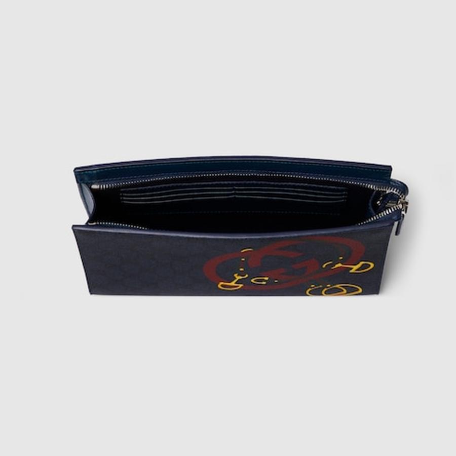 グッチ GUCCI メンズ GG プリント ミディアム ポーチ【  - 】【送料無料】【正規品】の画像