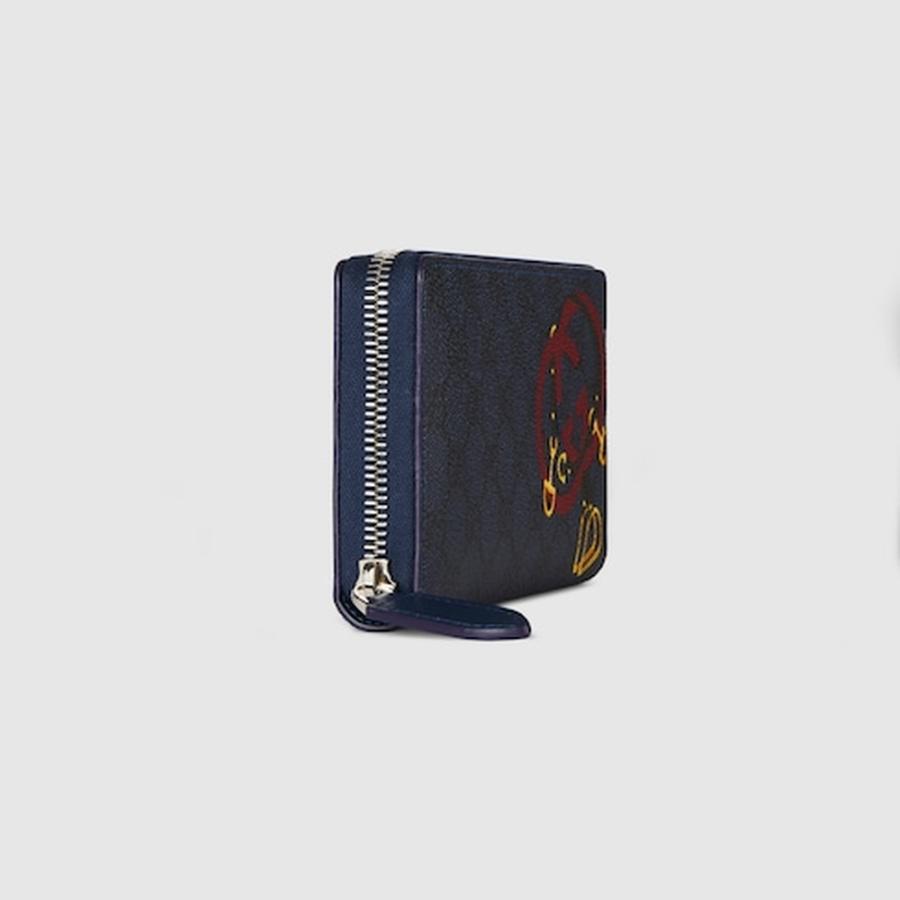 グッチ GUCCI メンズ プリント GG ジップアラウンドウォレット 財布【  - 】【送料無料】【正規品】の画像