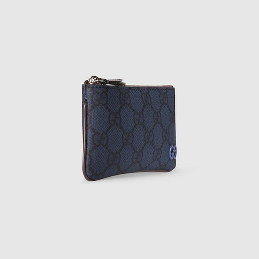 グッチ GUCCI メンズ キーポーチ ボルドー トリム【ダークブルー GGスプリーム 】【送料無料】【正規品】_2