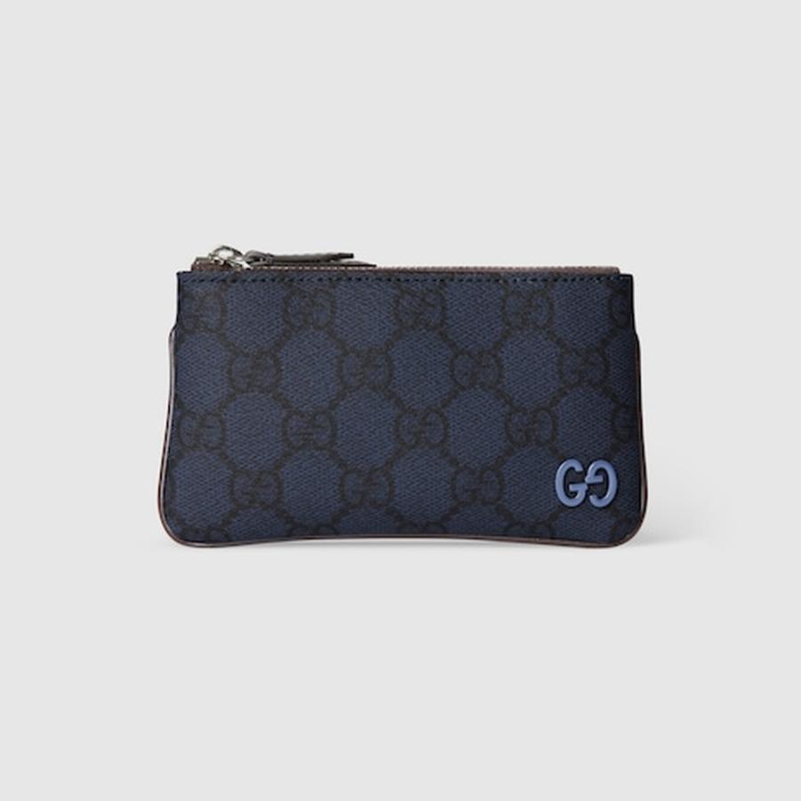 グッチ GUCCI メンズ キーポーチ ボルドー トリム【ダークブルー GGスプリーム 】【送料無料】【正規品】_3