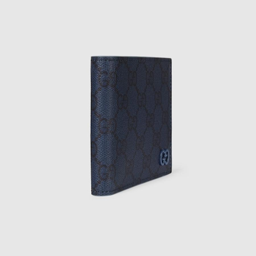 グッチ GUCCI メンズ GG コインウォレット 財布 ダスティブルー インテリア【ダークブルー GGスプリーム 】【送料無料】【正規品】の画像