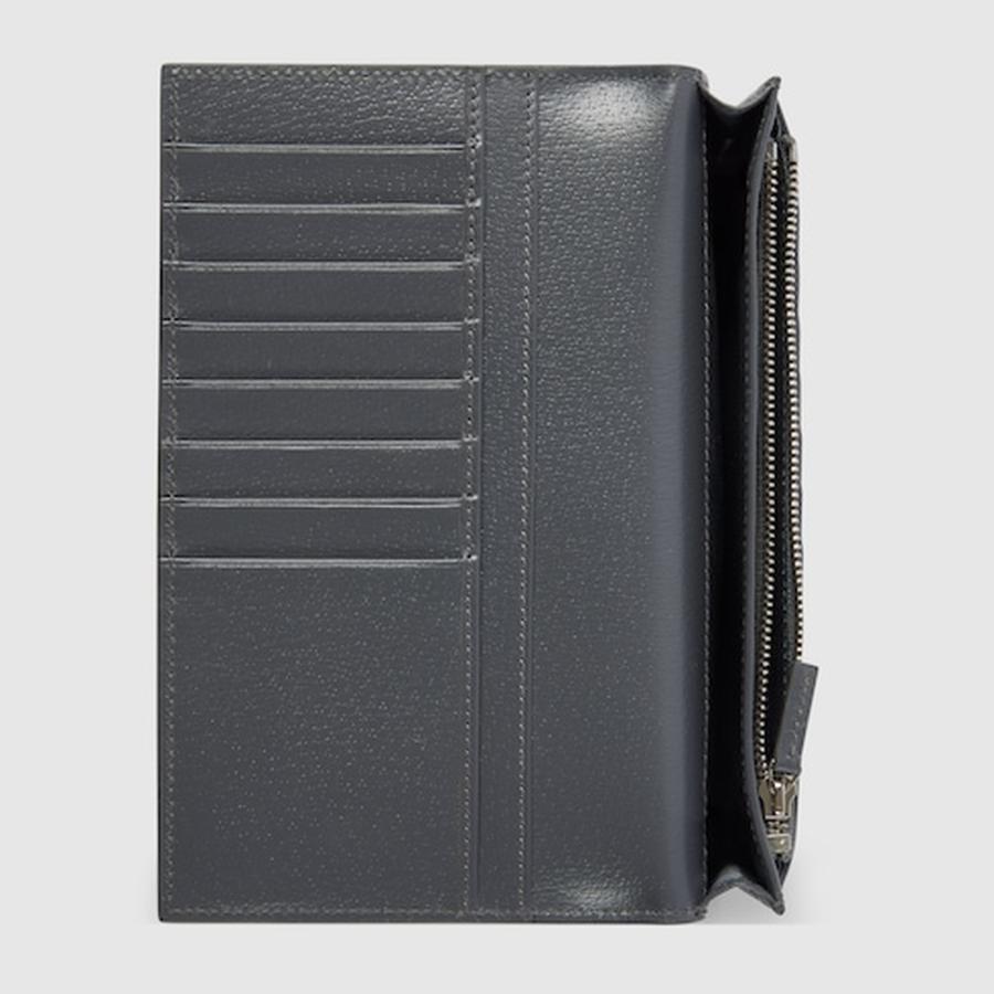 グッチ GUCCI メンズ GG ロングウォレット 財布 グレー インテリア【  - 】【送料無料】【正規品】の画像