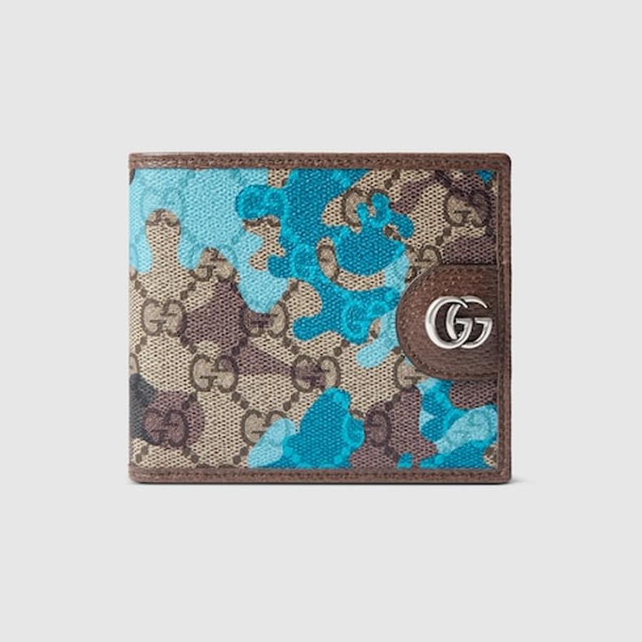 GUCCI（グッチ） メンズ GG コインウォレット 財布【ブルー GG