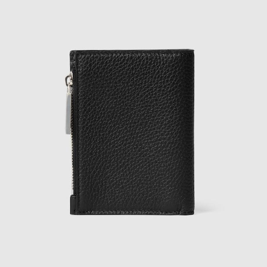 グッチ GUCCI メンズ コインウォレット 財布 ブルー インテリア【ブラック レザー 】【送料無料】【正規品】の画像