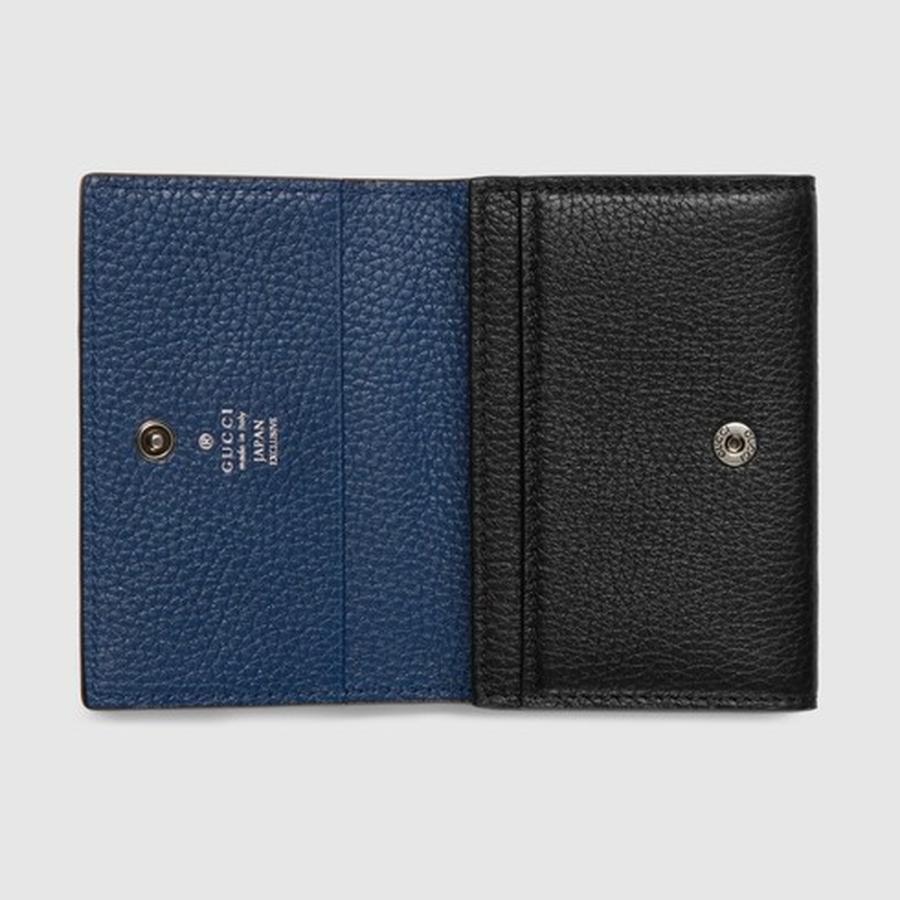 グッチ GUCCI メンズ カードケース ブルー インテリア【ブラック グレインレザー 】【送料無料】【正規品】_1