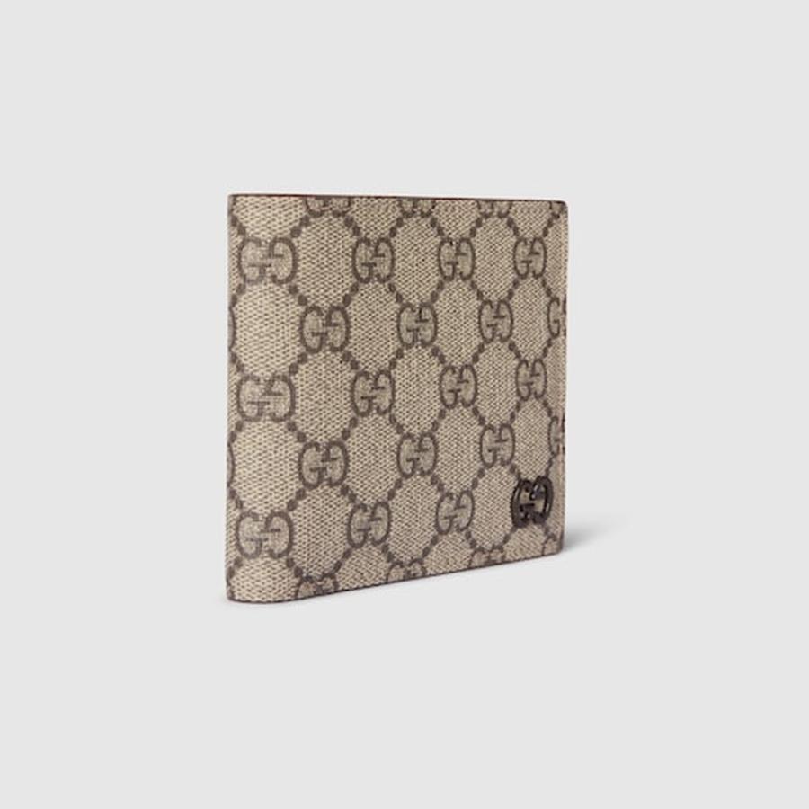 グッチ GUCCI メンズ GG コインウォレット 財布 ブラウン インテリア【ベージュ＆エボニー GGスプリーム キャンバス 】【送料無料】【正規品】の画像