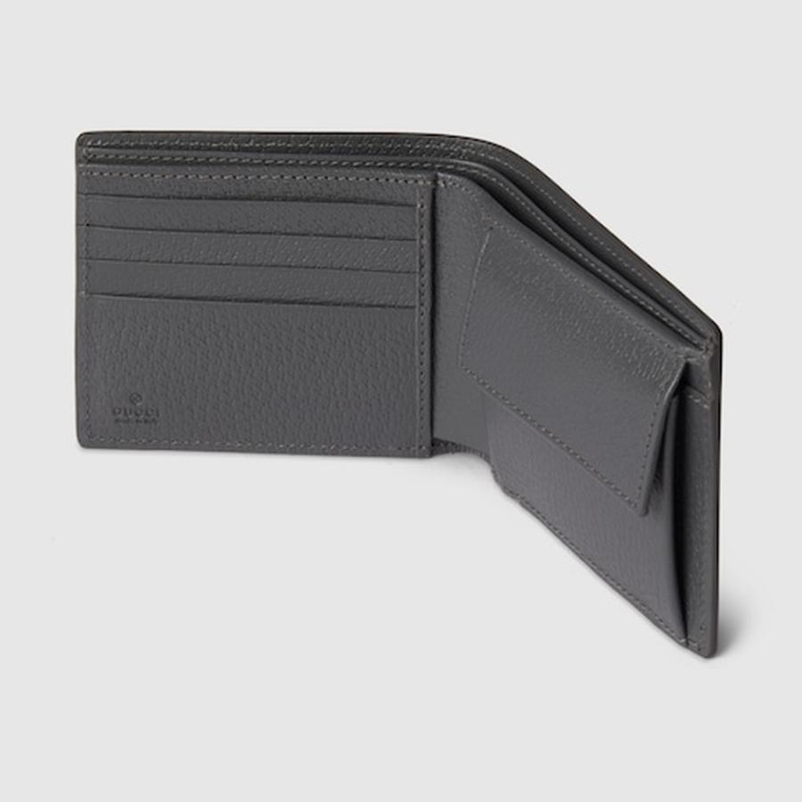 グッチ GUCCI メンズ GG コインウォレット 財布 グレー インテリア【ブラック GGスプリーム キャンバス 】【送料無料】【正規品】の画像