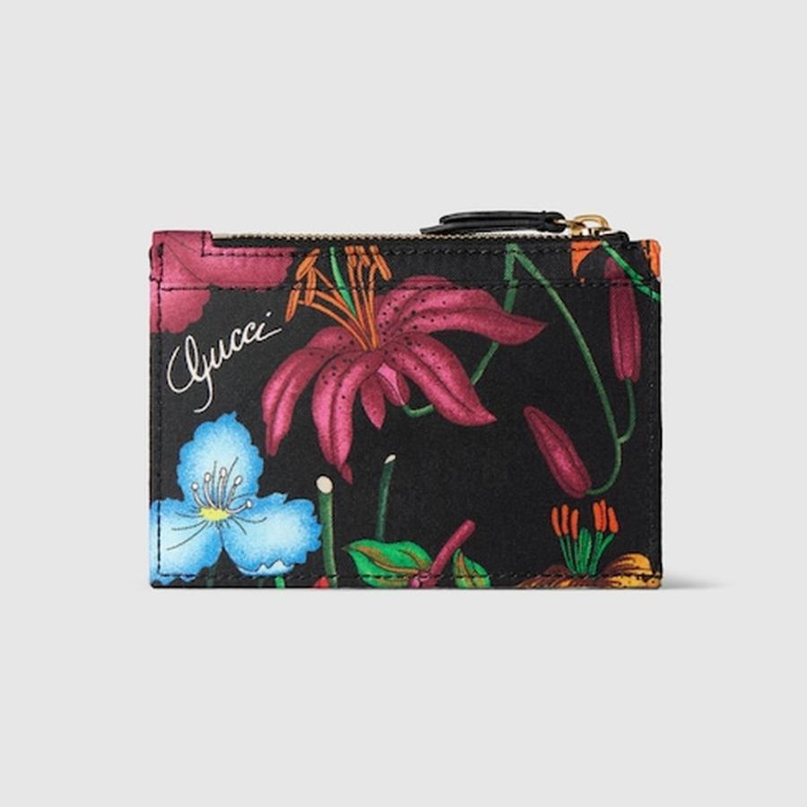 グッチ GUCCI レディース GGマーモント ダブルG ジップ キーポーチ【ブラック シルクツイル 】【送料無料】【正規品】の画像