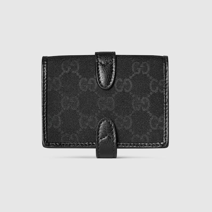 グッチ GUCCI レディース グッチ ジャッキー スモール ウォレット 財布【ブラック GGキャンバス 】【送料無料】【正規品】の画像