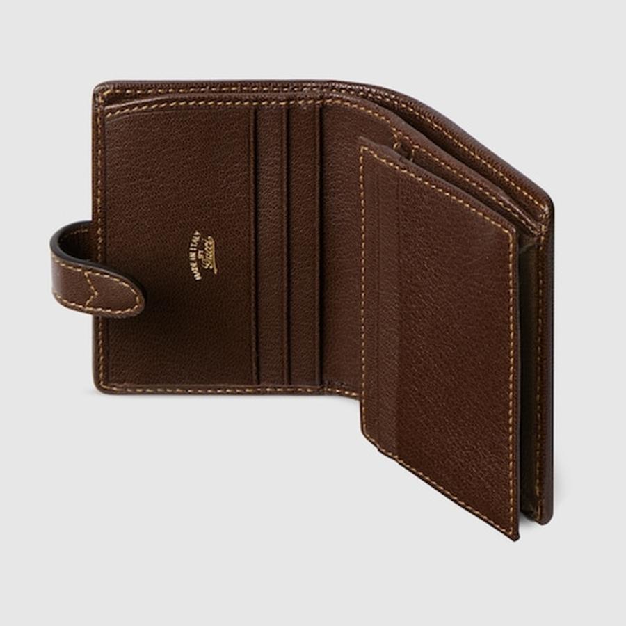 グッチ GUCCI レディース Gucci Jackie ミディアム ウォレット 財布【サンド＆ブラウン GGキャンバス 】【送料無料】【正規品】の画像