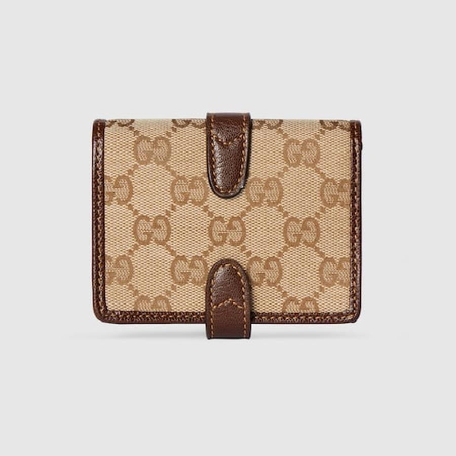 グッチ GUCCI レディース Gucci Jackie ミディアム ウォレット 財布【サンド＆ブラウン GGキャンバス 】【送料無料】【正規品】の画像
