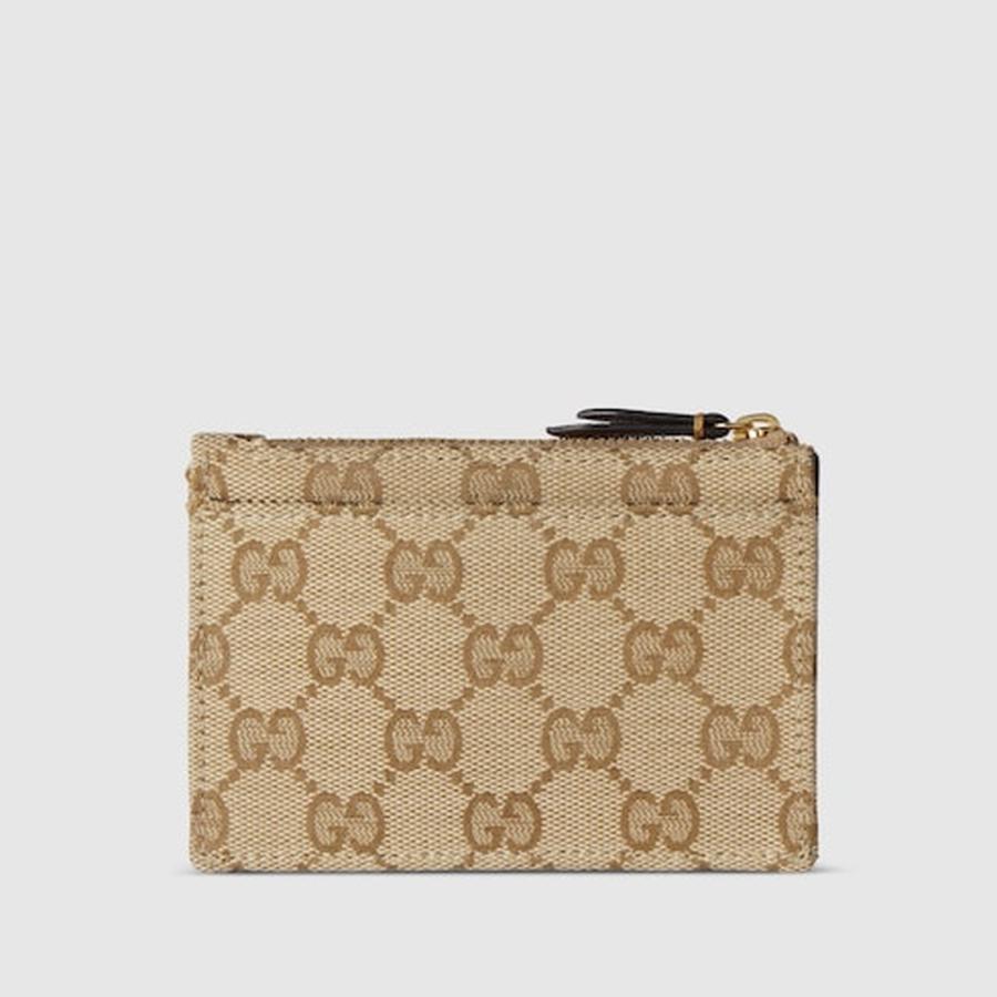 グッチ GUCCI レディース GGマーモント ジップ キーポーチ【サンド＆ブラウン GGキャンバス 】【送料無料】【正規品】の画像