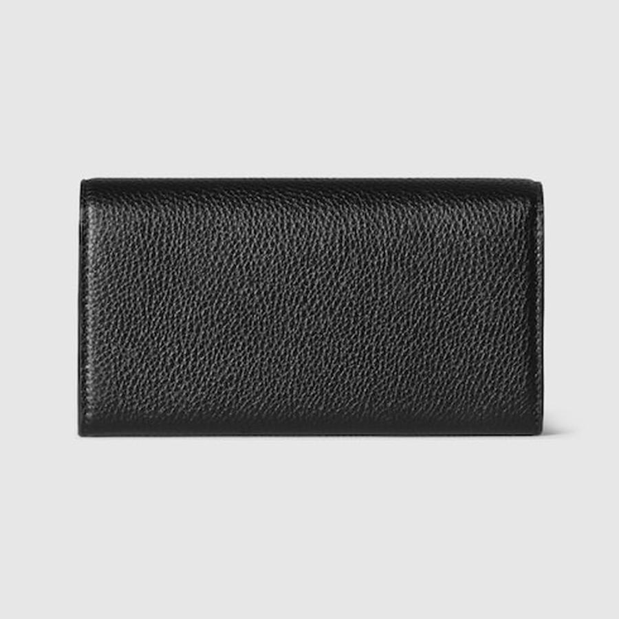 グッチ GUCCI レディース グッチ ソフトビット コンチネンタルウォレット 財布【ブラック レザー 】【送料無料】【正規品】の画像
